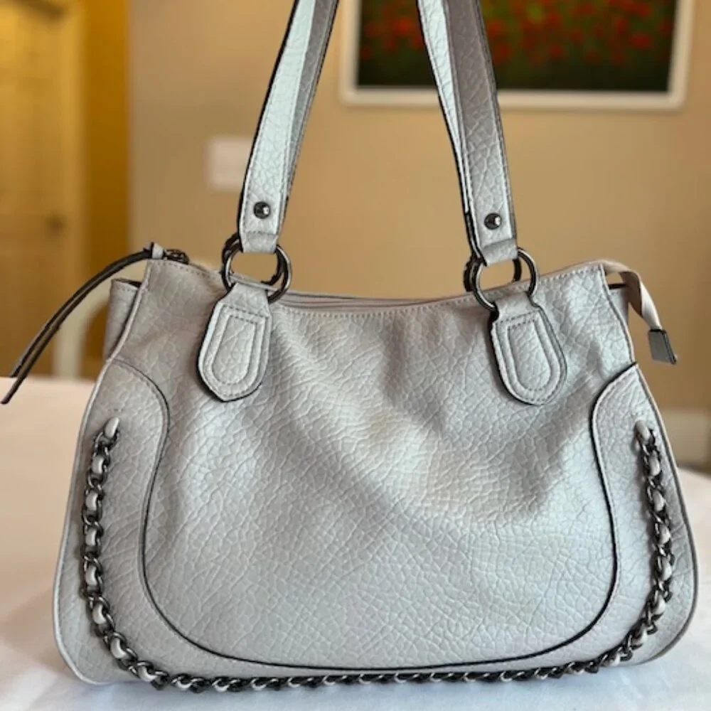 JESSICA SIMPSON | Charlie Satchel in Quartz color-EUC
